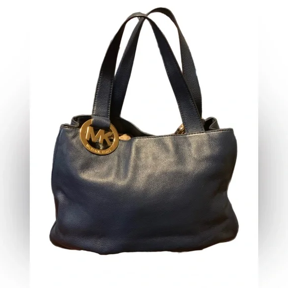 Michael Michael Kors Navy Blue Shoulder Bag - Picture 1 of 16